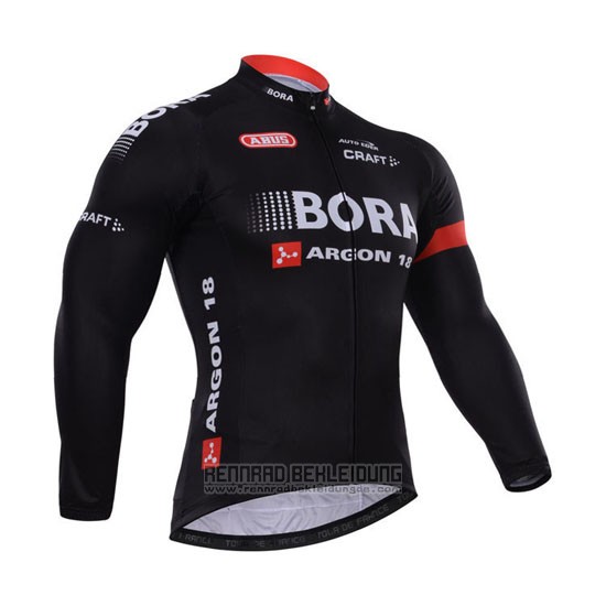 2015 Fahrradbekleidung Bora Shwarz Trikot Langarm und Tragerhose - zum Schließen ins Bild klicken